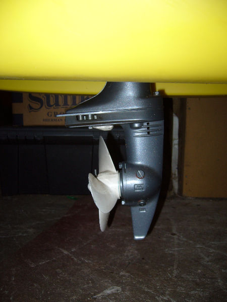 This Diy canoe outboard motor mount ~ DES