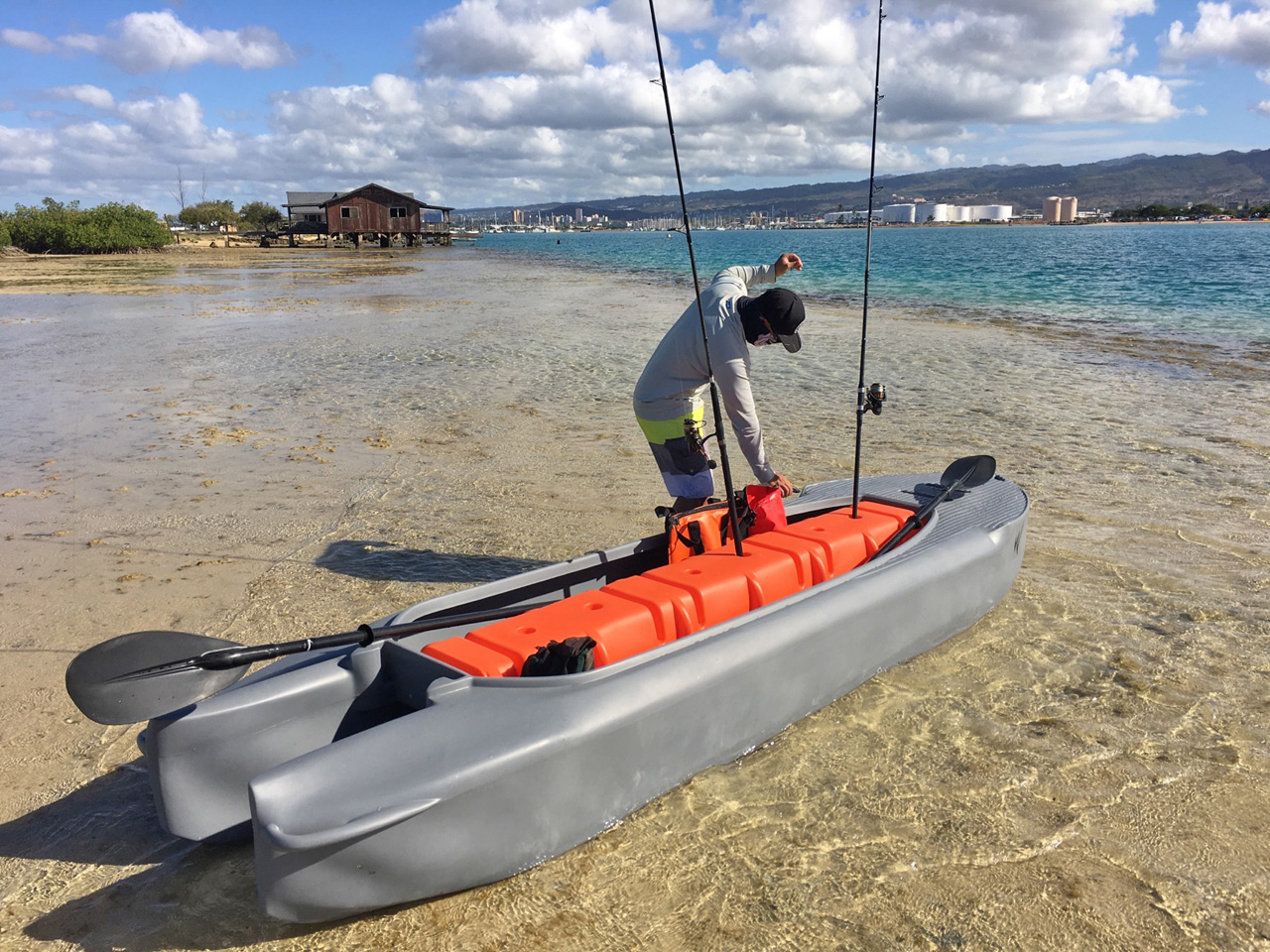First Outing In Our Wavewalk S Tandem Fishing Kayak Wavewalk Stable Fishing Kayaks Portable