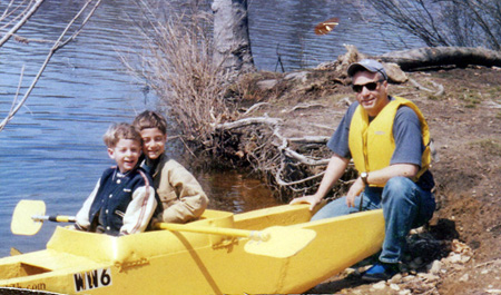 first Wavewalk kayak prototype 2003