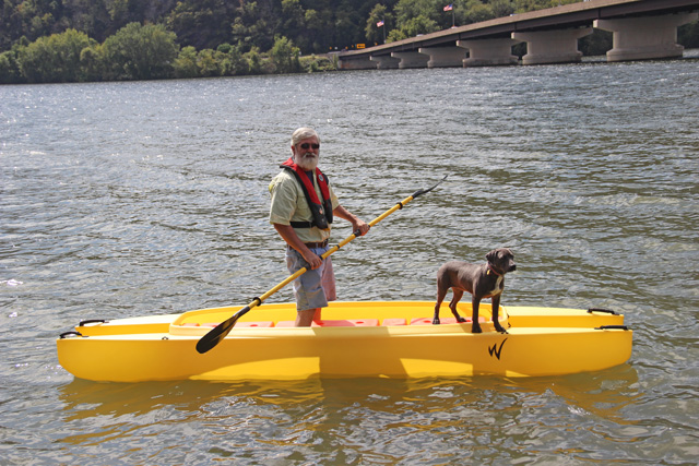 Dog on Board – Dog Platform – STABLE KAYAKS AND MICROSKIFFS MADE