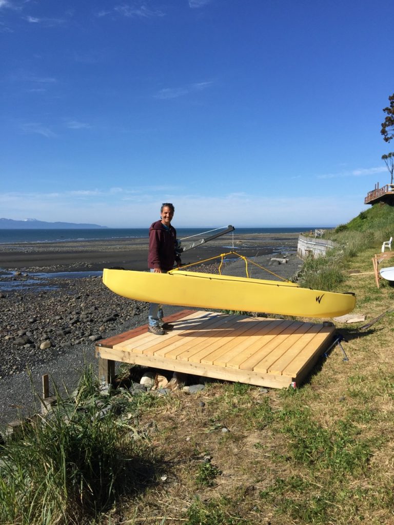 DIY loading deck and winch system for my W500 kayak