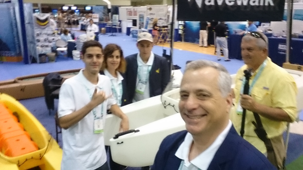 Wavewalk’s booth at ICAST 2016