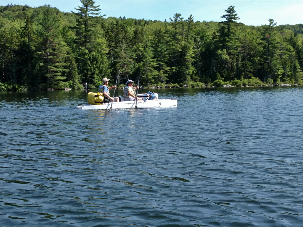 Big lake, small boat, big fish – STABLE KAYAKS AND MICROSKIFFS MADE BY  WAVEWALK