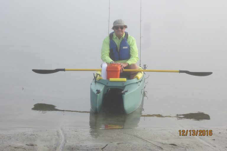 Nature Coast Kayak Fishers’ club outing in dense fog STABLE KAYAKS