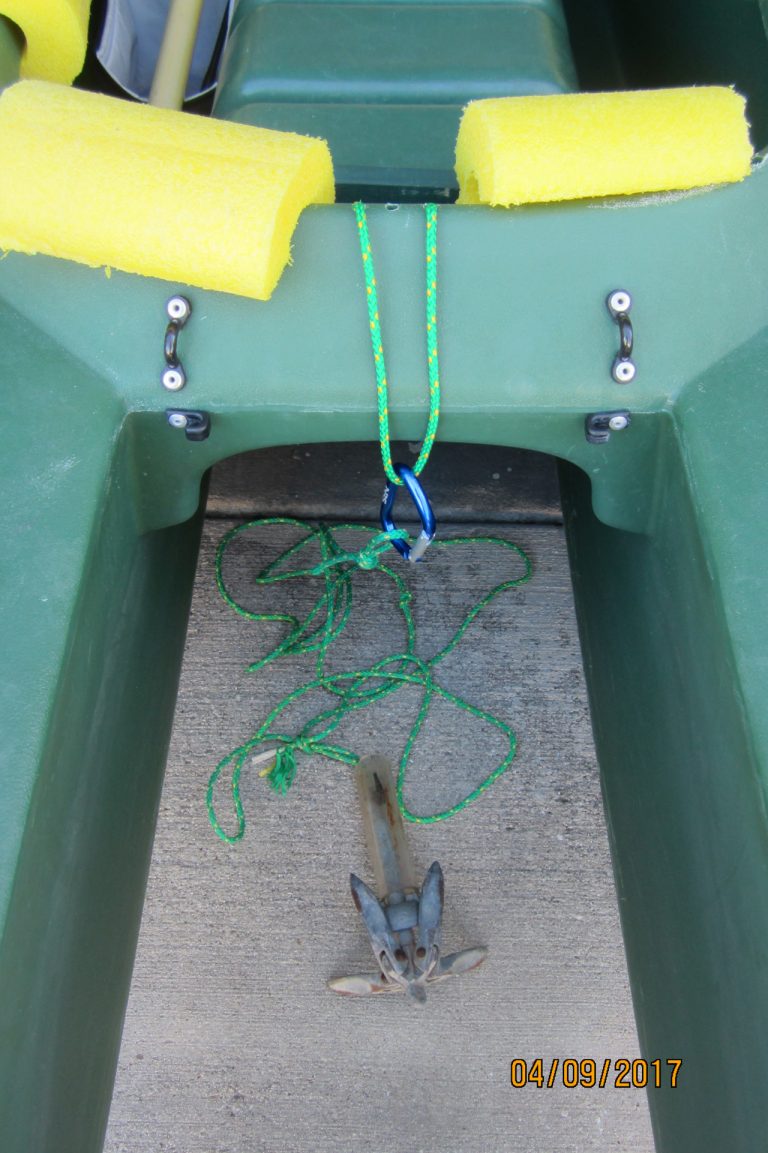 Simple anchoring for Wavewalk fishing kayaks STABLE KAYAKS AND