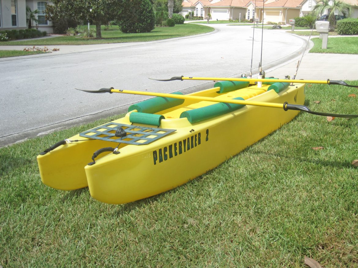 Paint job on my new W700 PackerYaker 2 fishing kayak STABLE KAYAKS