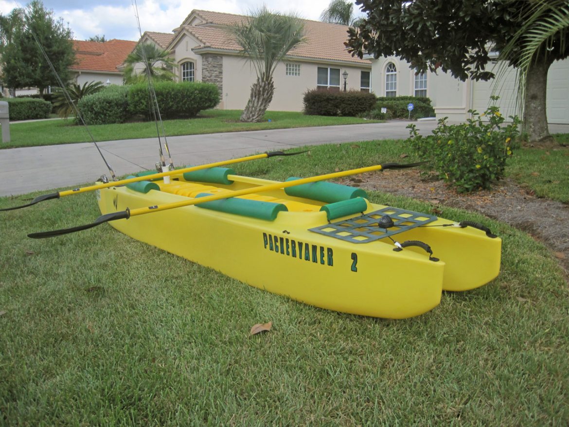 Paint job on my new W700 PackerYaker 2 fishing kayak STABLE KAYAKS