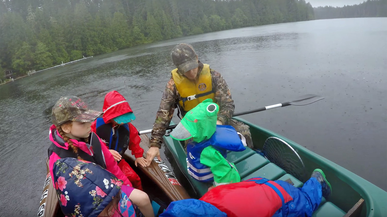 Family Fishing Day STABLE KAYAKS AND MICROSKIFFS MADE BY WAVEWALK