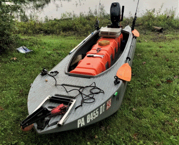Review of the S4 microskiff Susquehanna river PA