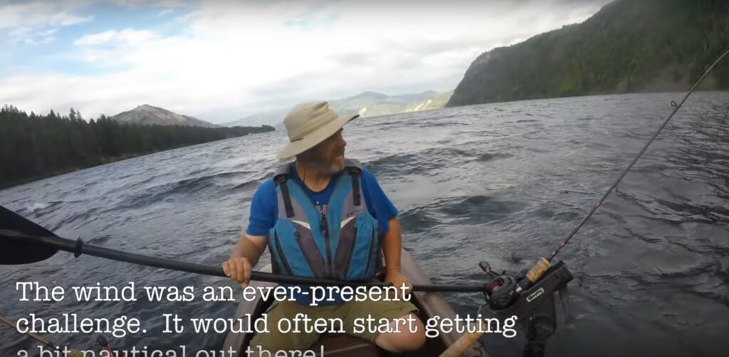 fishing from an S4 in Idaho lake