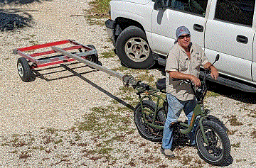 Launch anywhere ultralight trailer for S4 microskiff 360