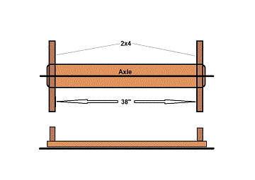 Wheel Cart For S4 MIcroskiff