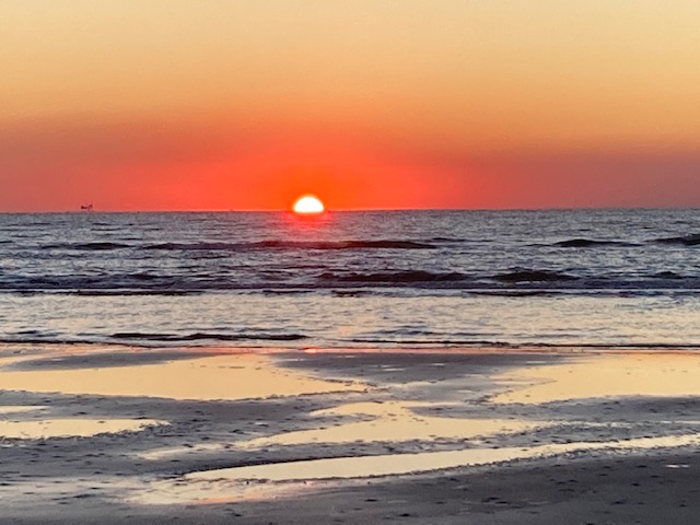 Sunset on the Gulf, TX