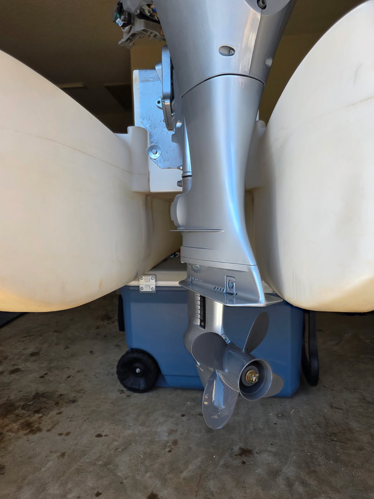 S4 Microskiff with 9.9 HP Honda outboard