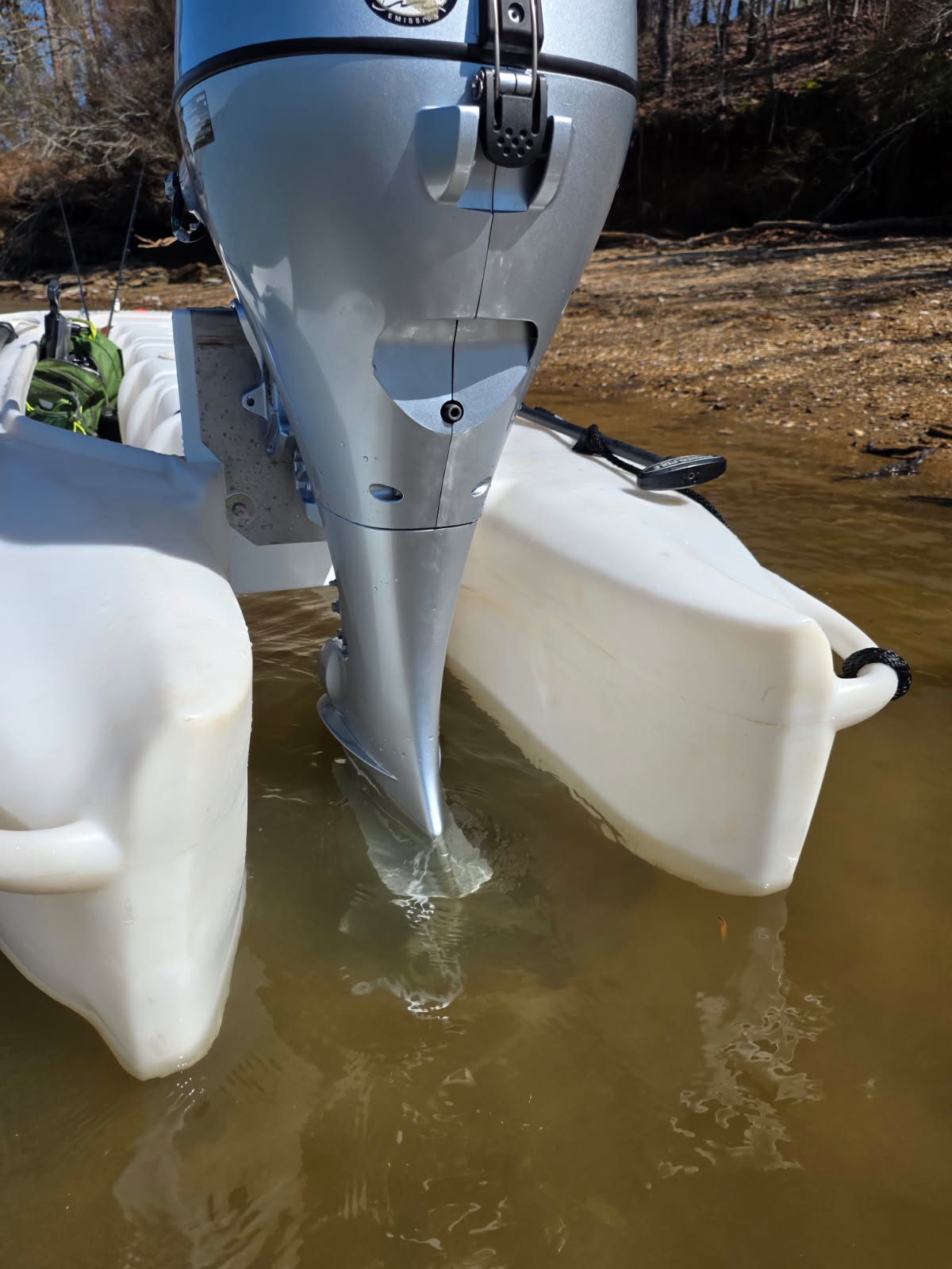 S4 Microskiff with 9.9 HP Honda outboard