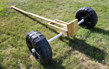 Beach Wheel Cart for S4 Microskiff