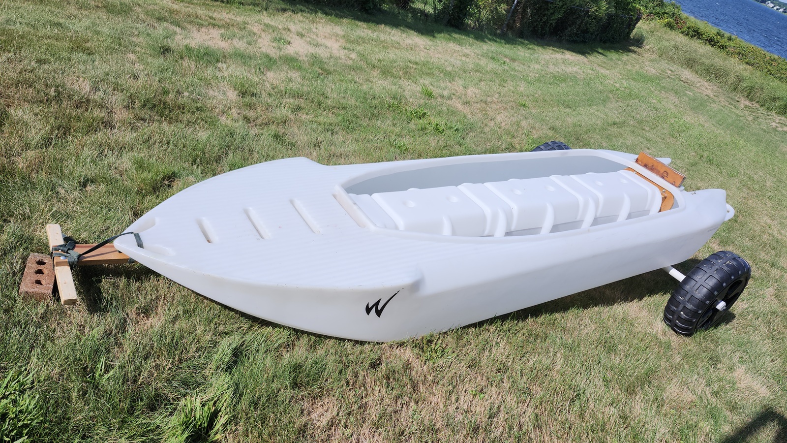 Beach Wheel Cart for S4 Microskiff boat on